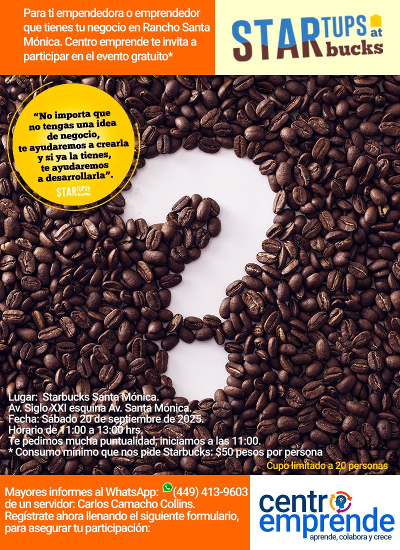 Evento Startups at Starbucks